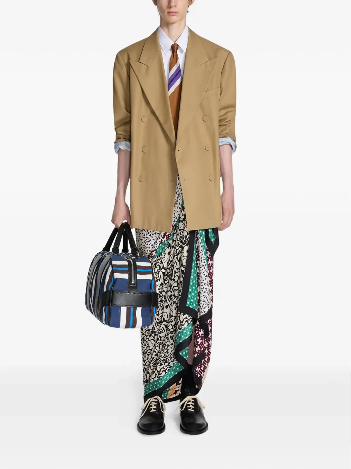 DRIES VAN NOTEN プリントタイ - 画像3