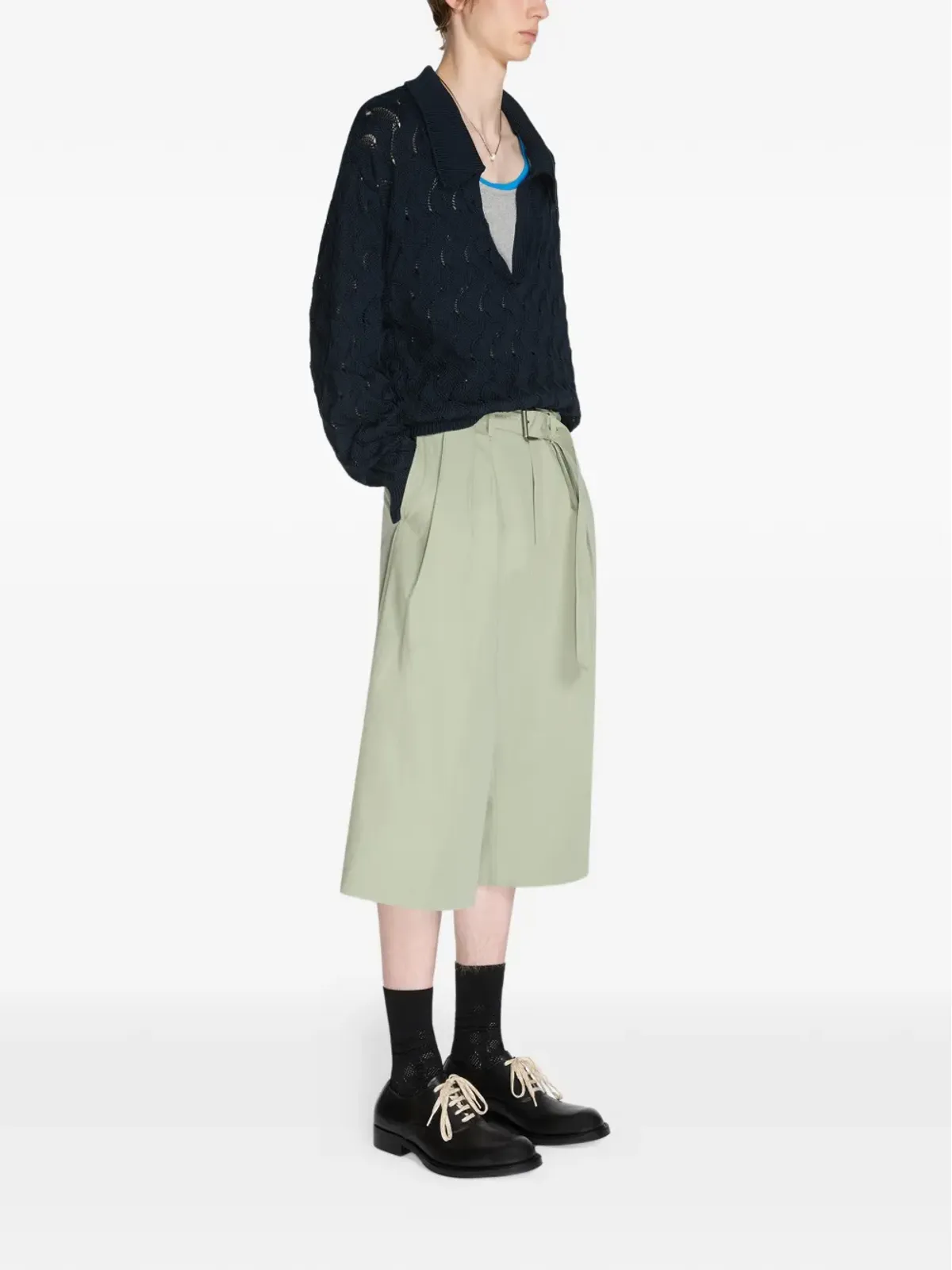 DRIES VAN NOTEN ポロカラーセーター - 画像3