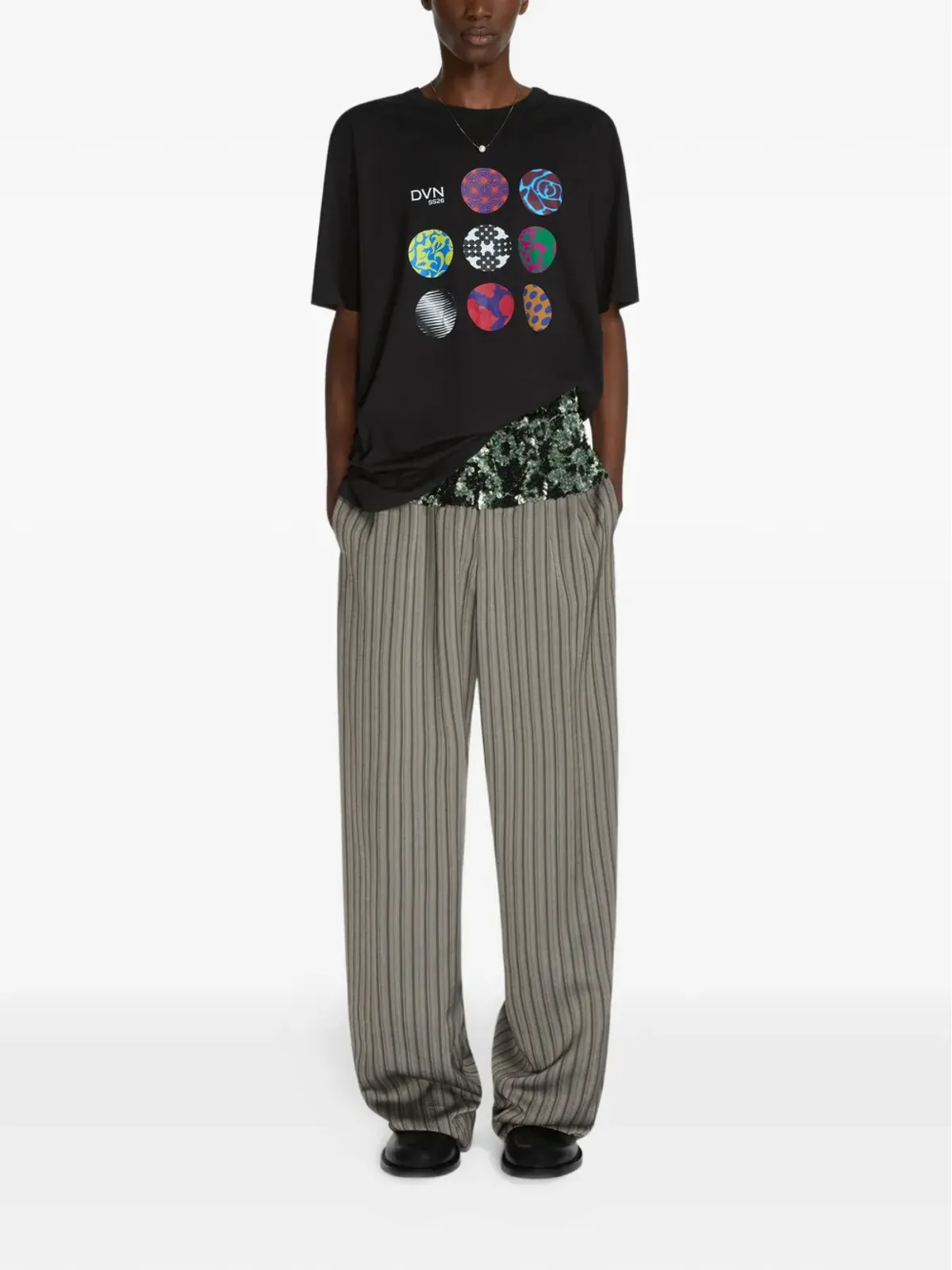 DRIES VAN NOTEN グラフィックショーTシャツ - 画像2