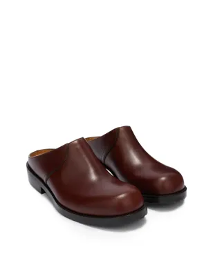 DRIES VAN NOTEN レザー・クロッグ（ブラウン） - サムネイル2