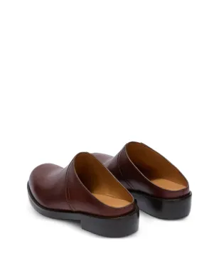 DRIES VAN NOTEN レザー・クロッグ（ブラウン） - サムネイル3