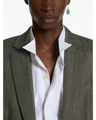 DRIES VAN NOTEN 石付きペンダントピアス - ゴールド - サムネイル2