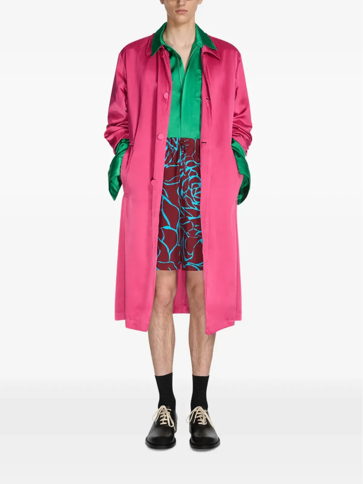 DRIES VAN NOTEN ボタン留めコート - 画像2