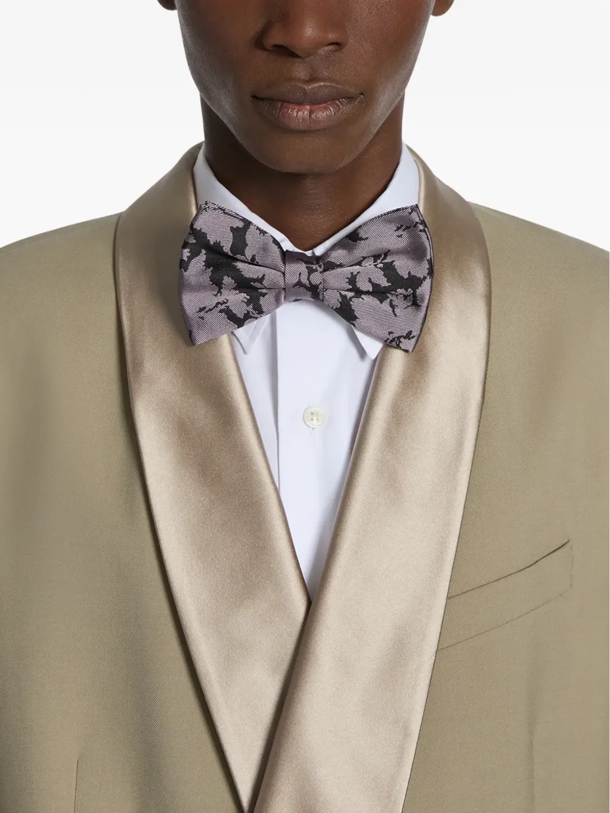 DRIES VAN NOTEN パターン柄シルクボウタイ - 画像3