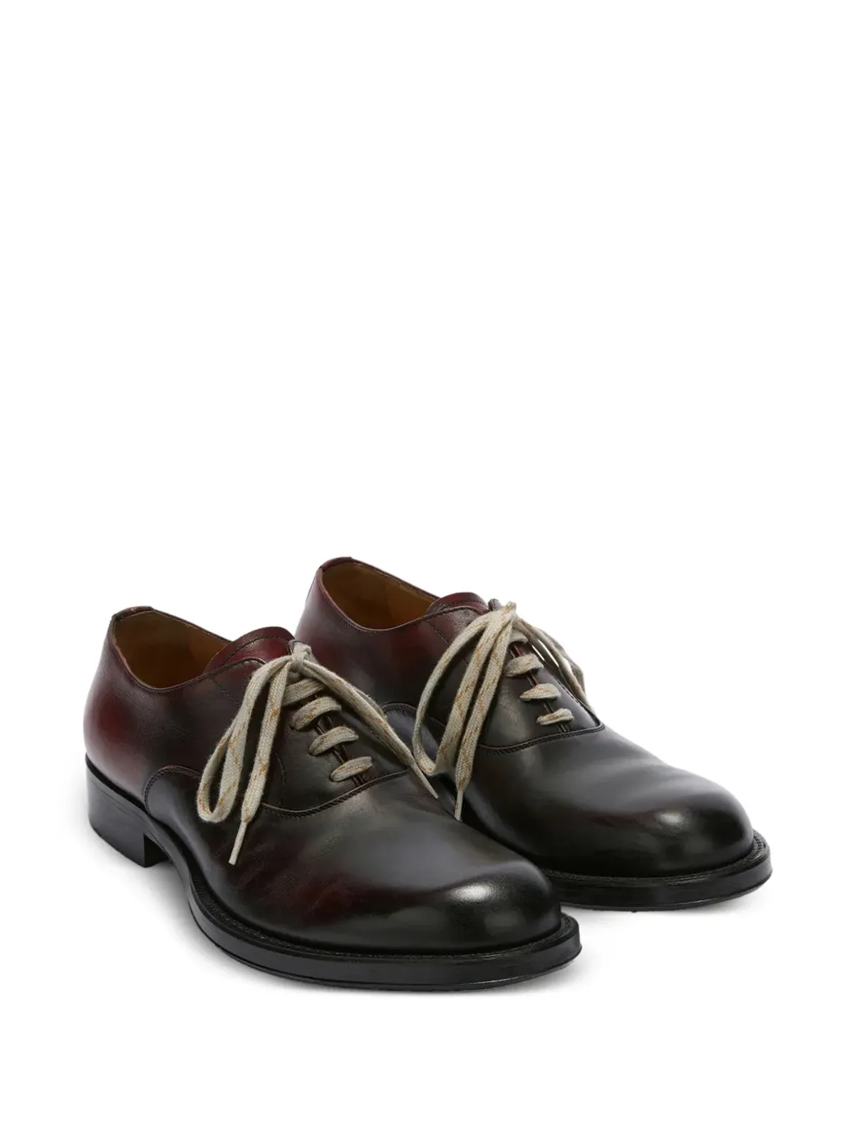 DRIES VAN NOTEN レザー オックスフォードシューズ - 画像2