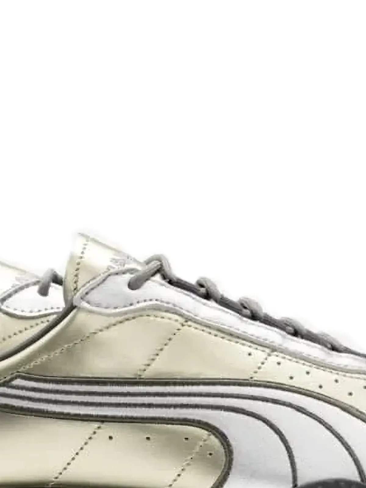 PUMA x Slam Jam H-Street シルバーストライプ スニーカー ゴールド - 画像2