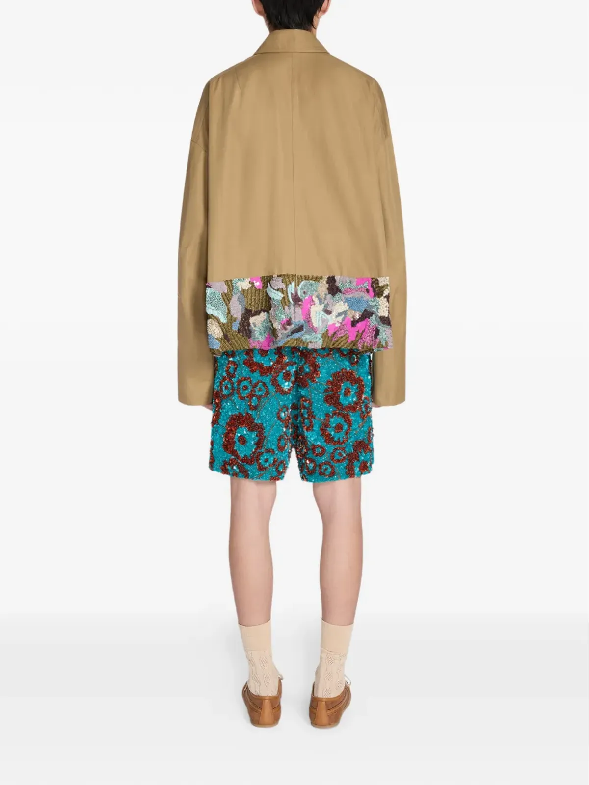 DRIES VAN NOTEN 刺繍ディテール ジャケット - 画像4