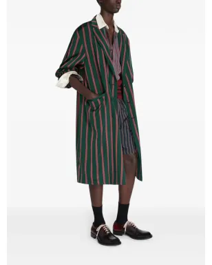 DRIES VAN NOTEN ストライプコート - サムネイル3