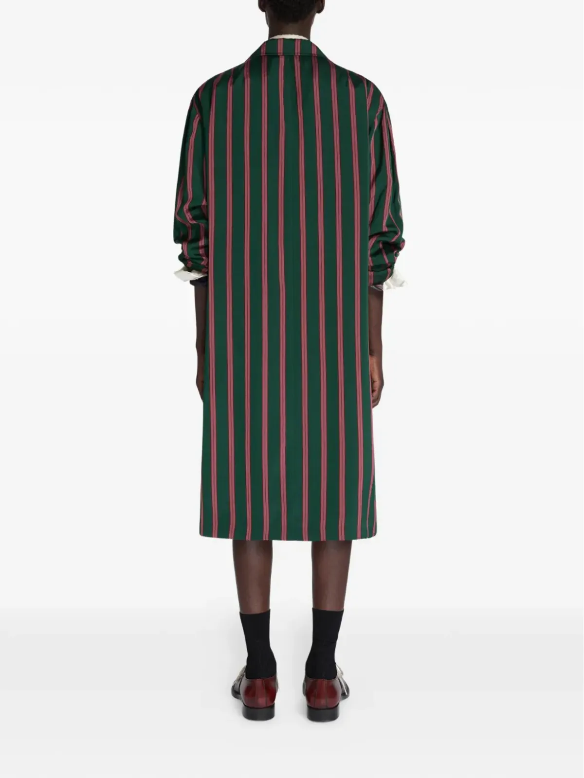 DRIES VAN NOTEN ストライプコート - 画像4