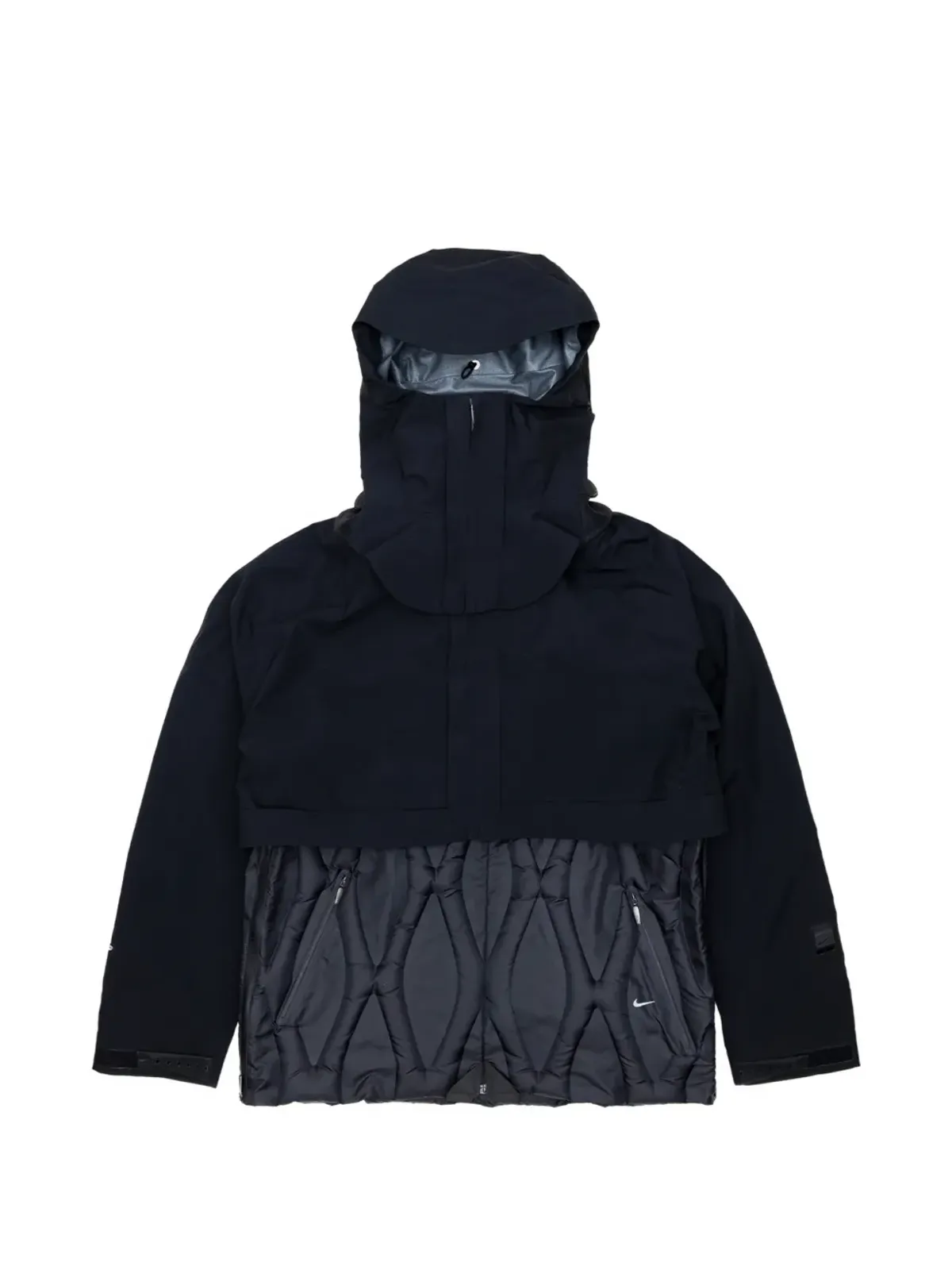 Nike フード付きキルティングジャケット（ブラック） - 画像1