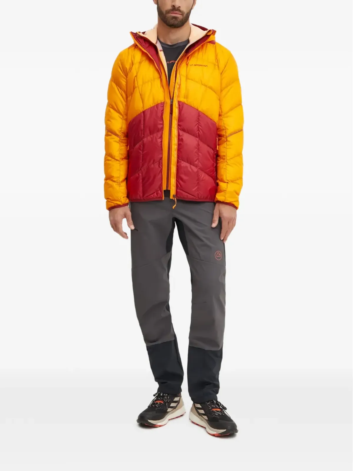 La Sportiva フード付きキルティングジャケット - 画像2