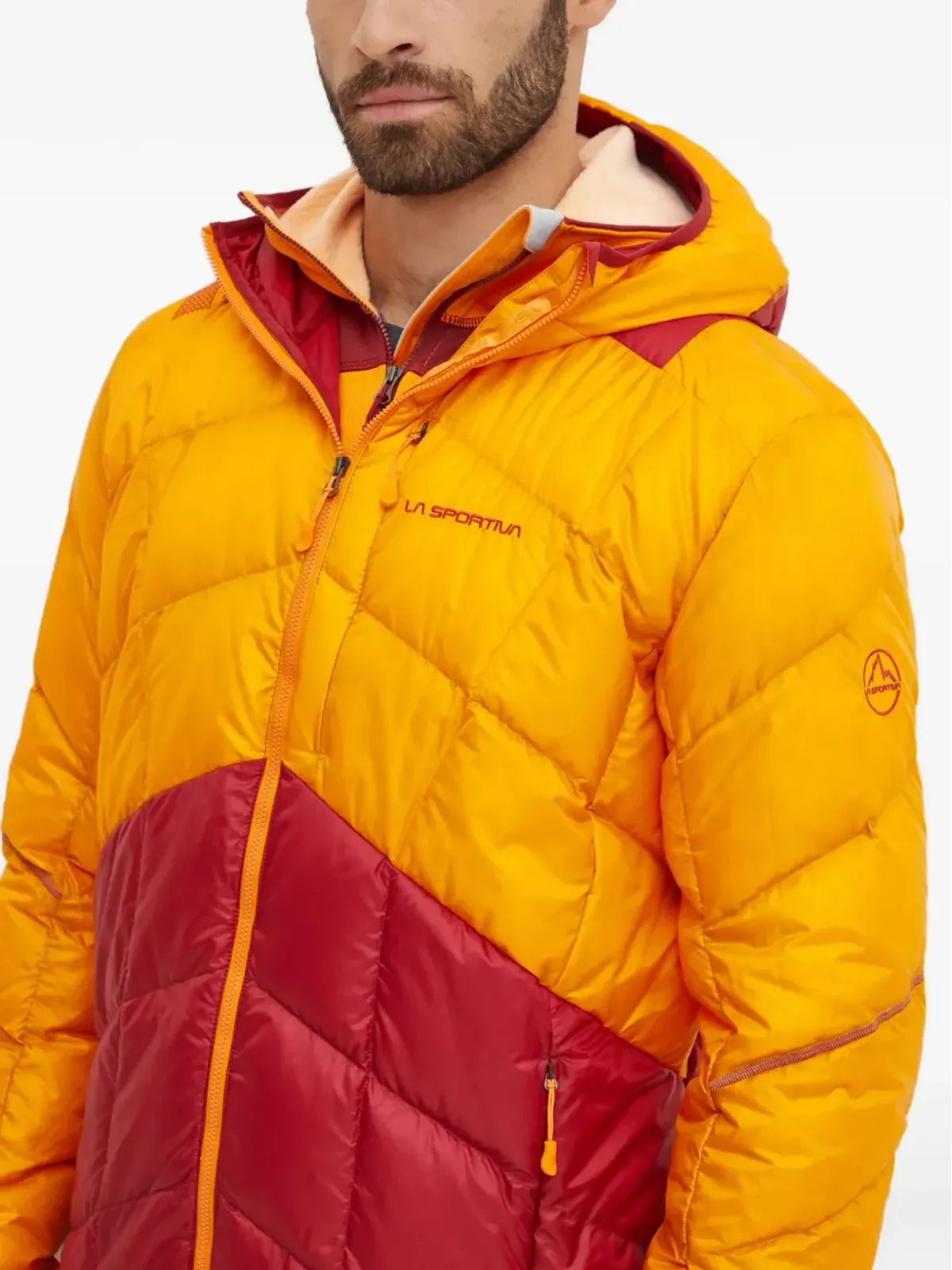 La Sportiva フード付きキルティングジャケット - 画像4
