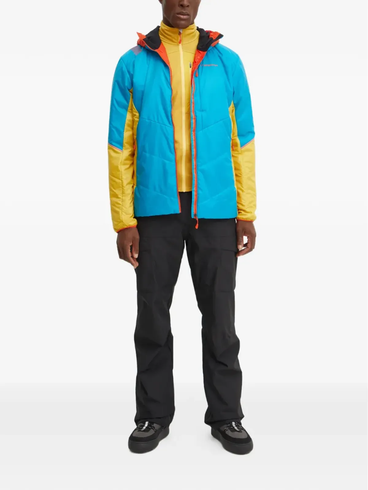 La Sportiva フード付きキルティングデザインジャケット - 画像2