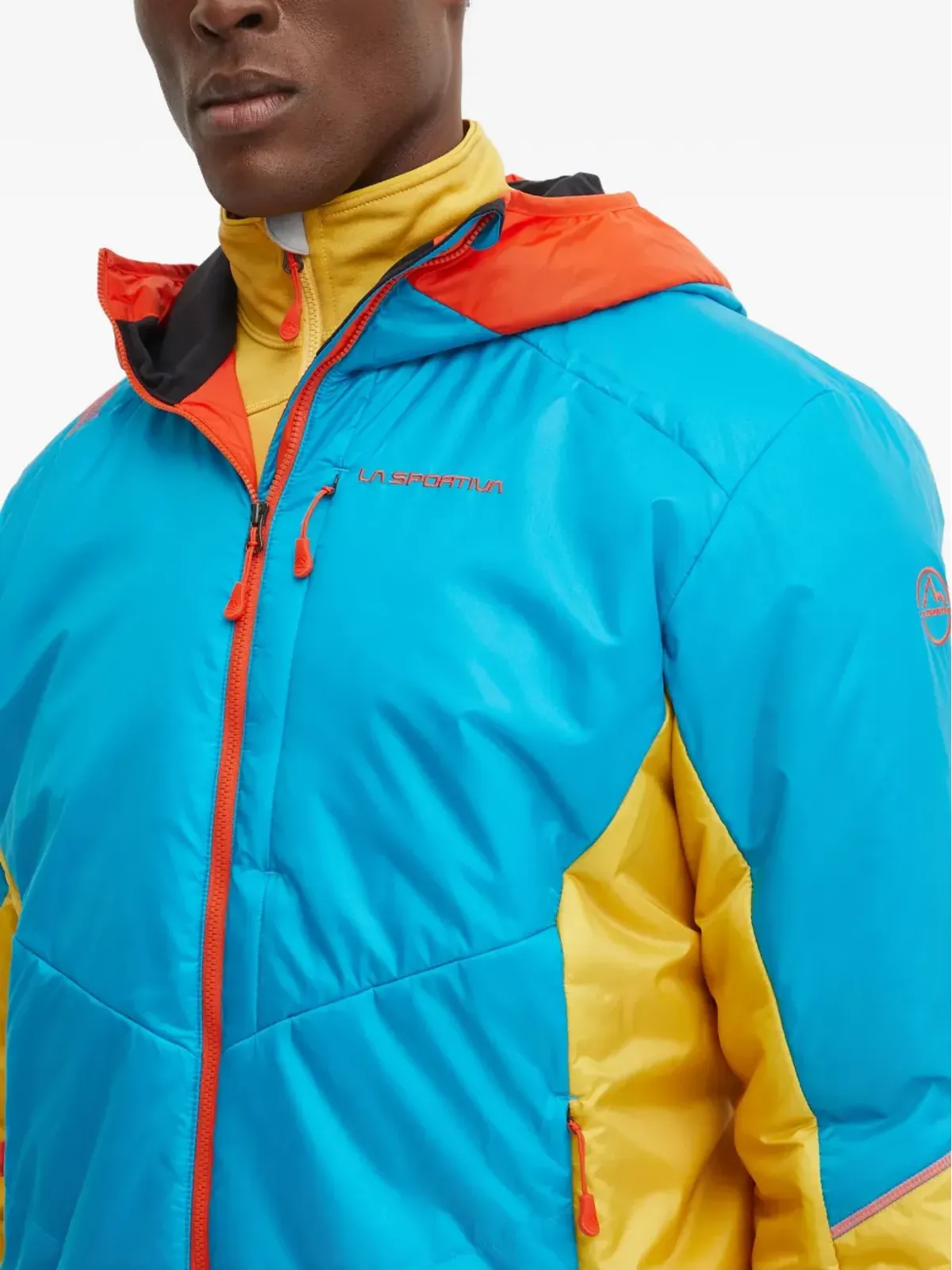 La Sportiva フード付きキルティングデザインジャケット - 画像4