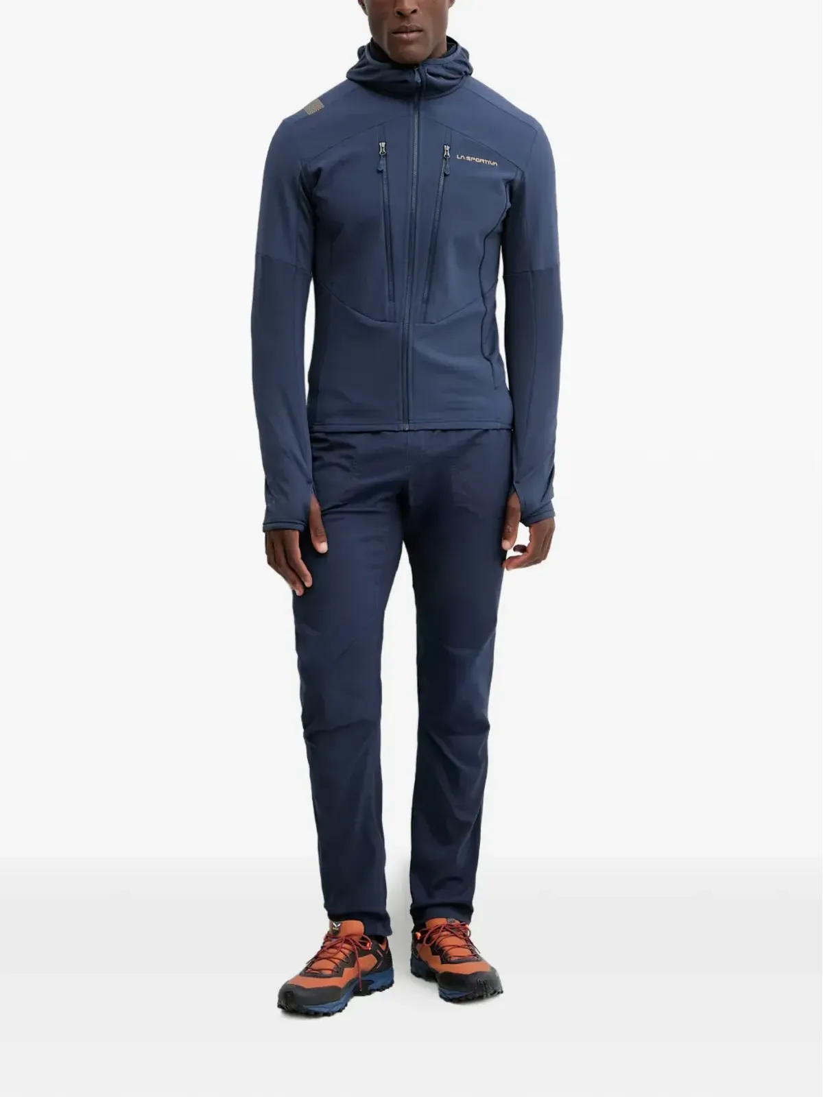 La Sportiva Session Tech zip hooded jacket - Blue - 画像2