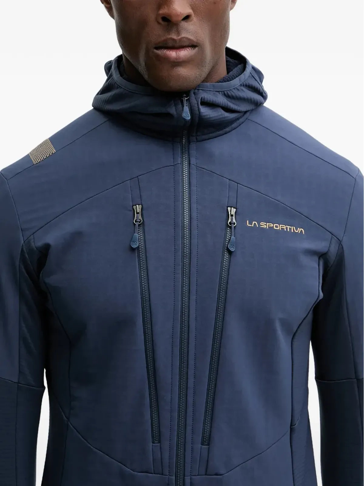 La Sportiva Session Tech zip hooded jacket - Blue - 画像4