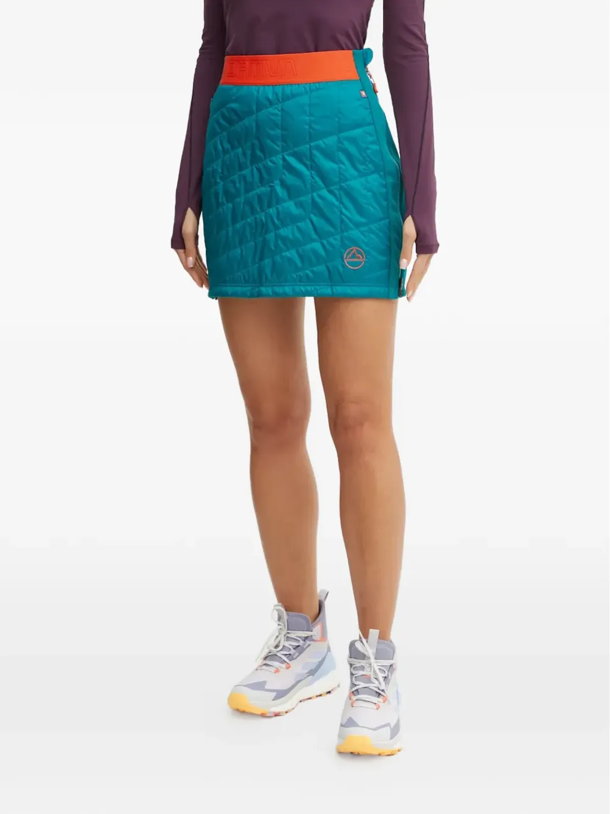 La Sportiva キルテッド ミニスカート - グリーン - 画像1