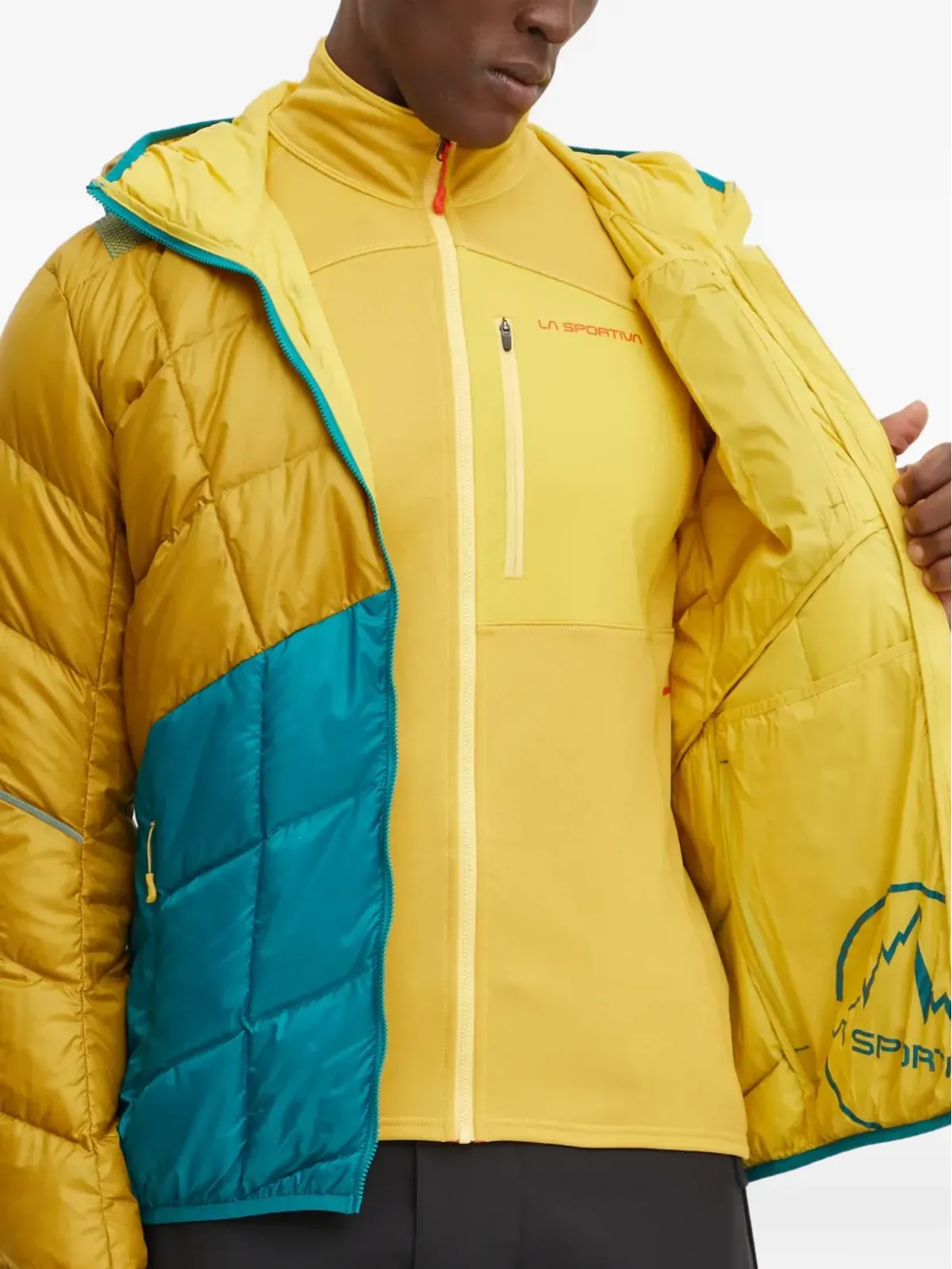 La Sportiva キルテッドデザイン フード付きジャケット - 画像5