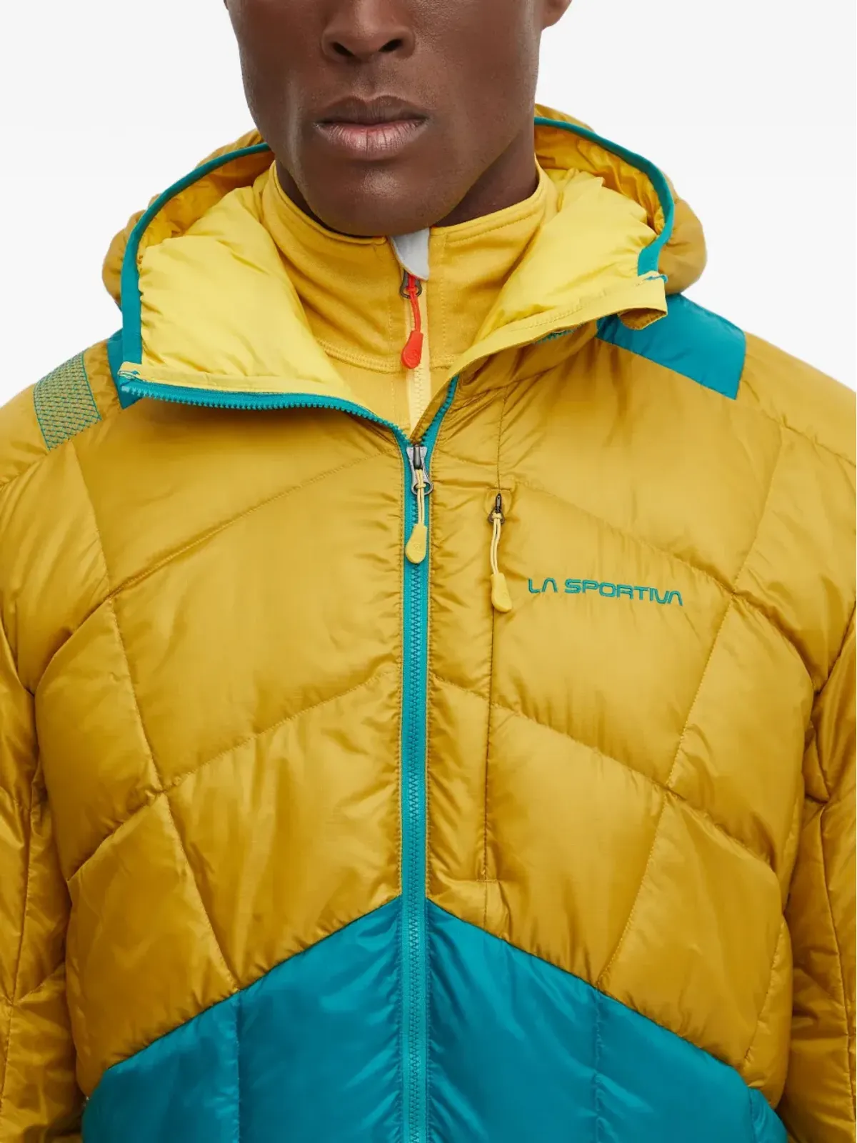 La Sportiva キルテッドデザイン フード付きジャケット - 画像4