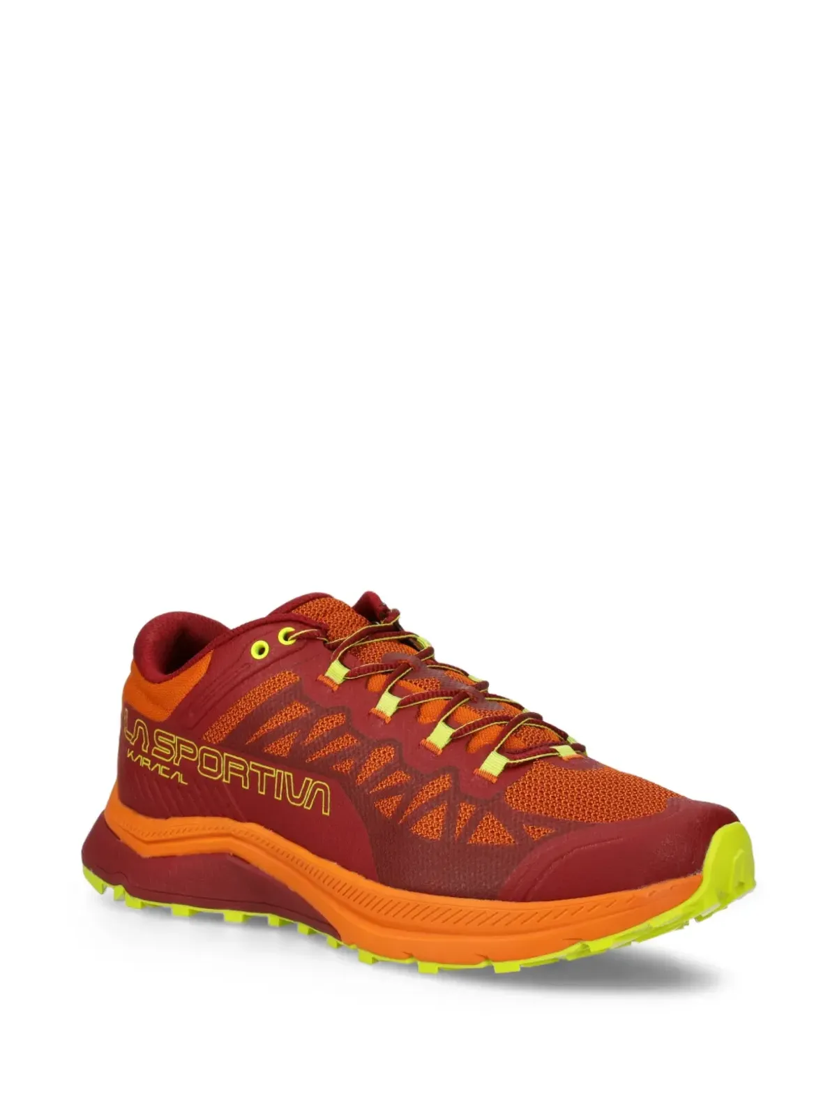 La Sportiva パネルデザインスニーカー レッド - 画像2