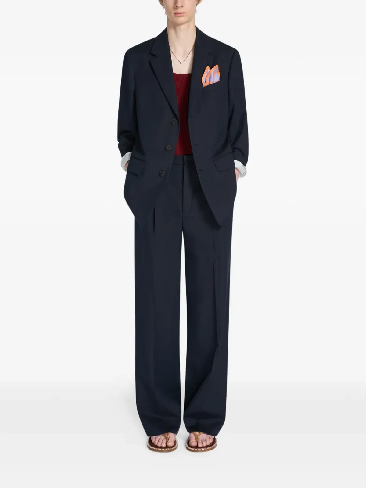 DRIES VAN NOTEN フラップポケットスーツ - 画像2