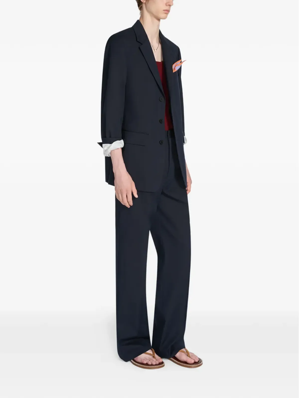 DRIES VAN NOTEN フラップポケットスーツ - 画像3