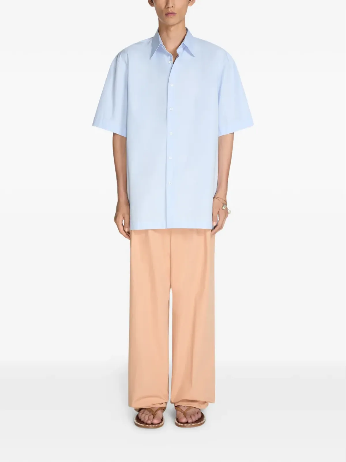 DRIES VAN NOTEN 半袖コットンシャツ - 画像2