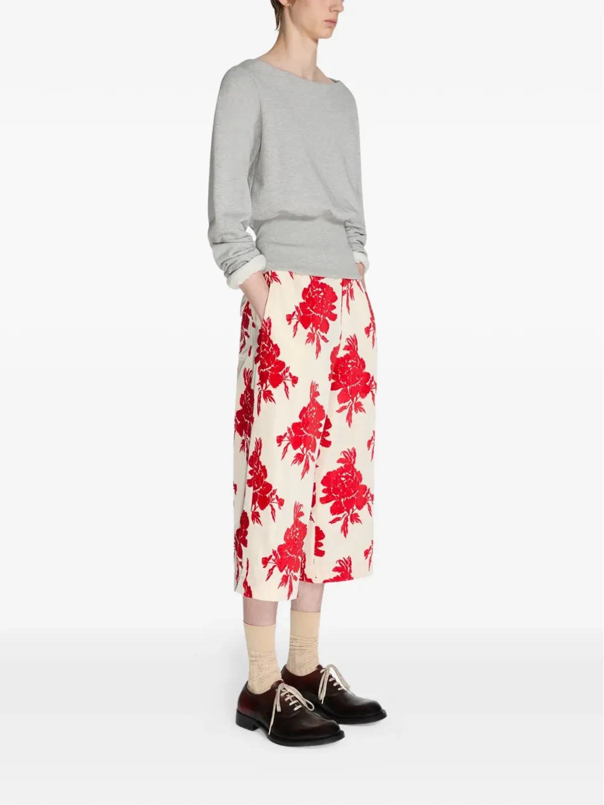 DRIES VAN NOTEN ボートネックセーター - グレー - 画像3