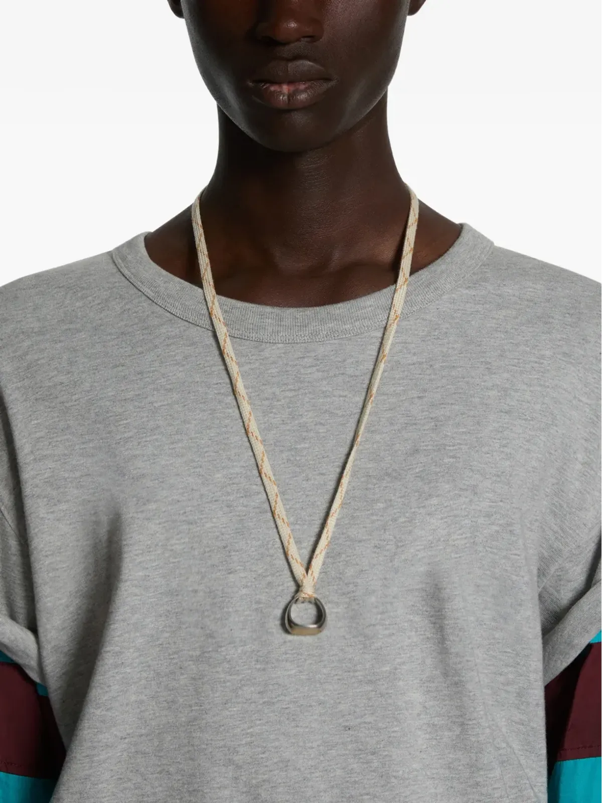 DRIES VAN NOTEN 石をあしらったサインリング - Neutrals - 画像2