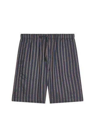 DRIES VAN NOTEN ストライプショーツ ブルー - サムネイル1