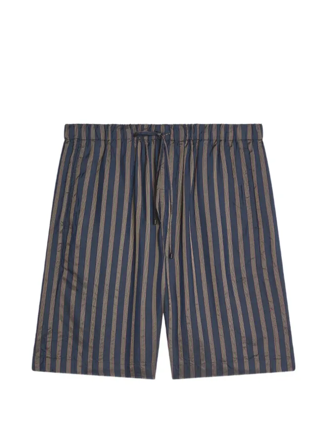 Dries Van Noten DRIES VAN NOTEN ストライプショーツ ブルーの商品画像
