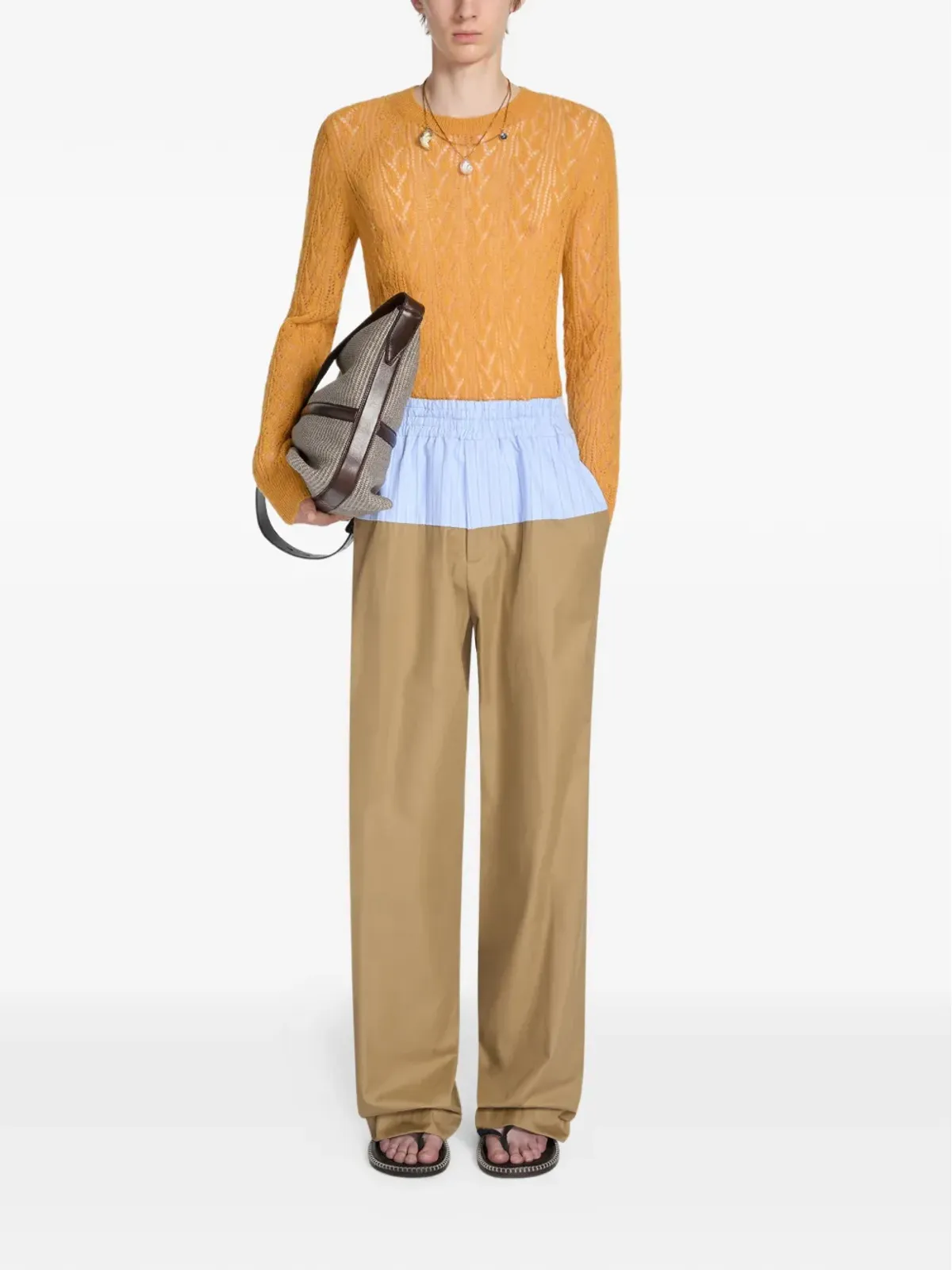 DRIES VAN NOTEN クルーネックセーター - 画像2
