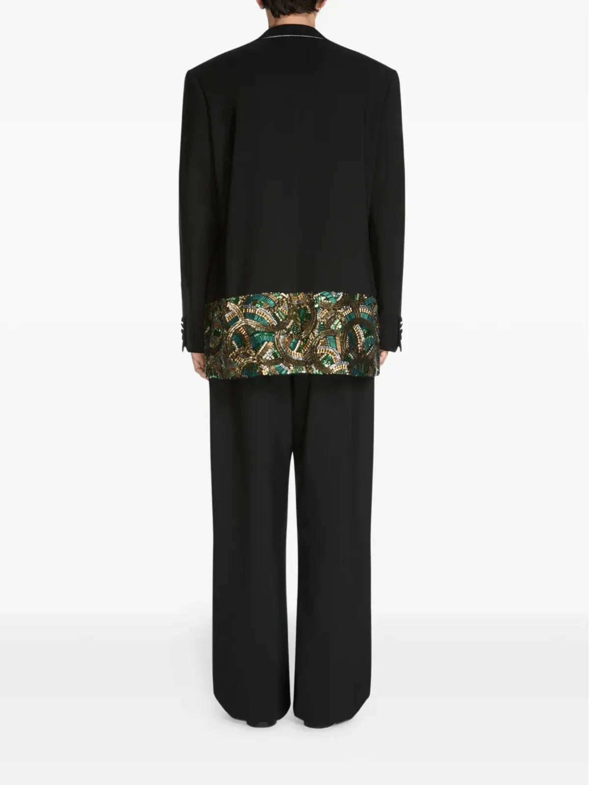 DRIES VAN NOTEN 装飾ブレザー - ブラック - 画像4