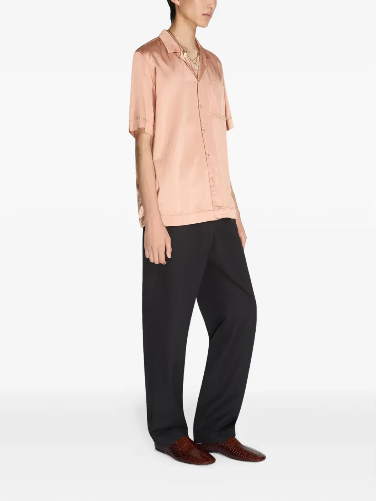 DRIES VAN NOTEN 胸ポケットシャツ - Neutrals - 画像3