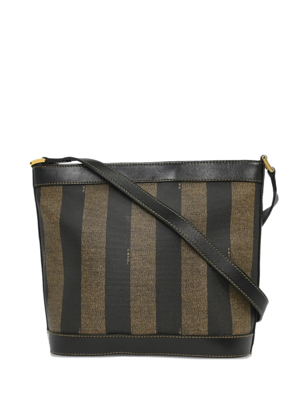 Fendi Pre-Owned ペキンストライプ柄ショルダーバッグ - 画像2