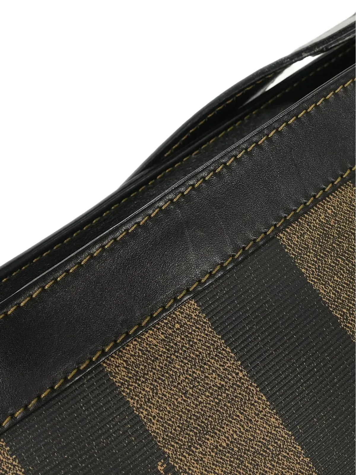 Fendi Pre-Owned ペキンストライプ柄ショルダーバッグ - 画像4