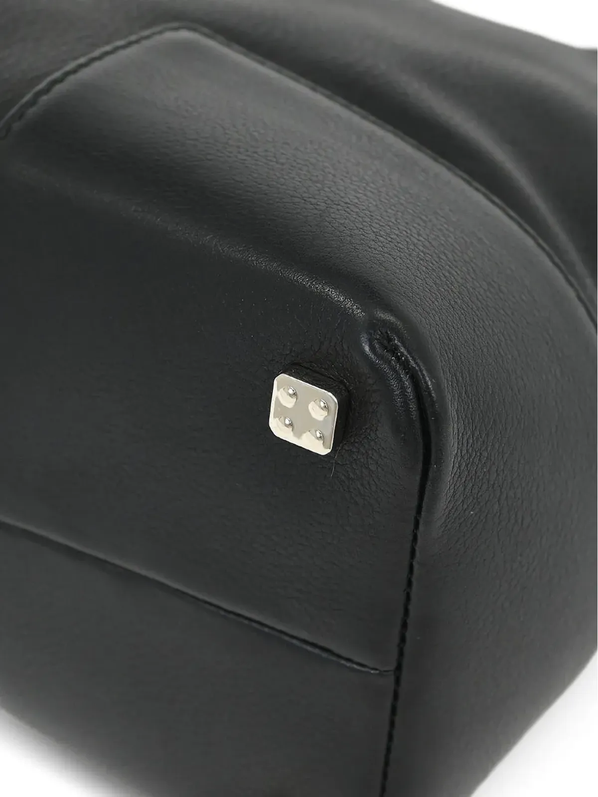 Loewe Pre-Owned 2007 30 Fusta embossed-logo トートバッグ - ブラック - 画像3
