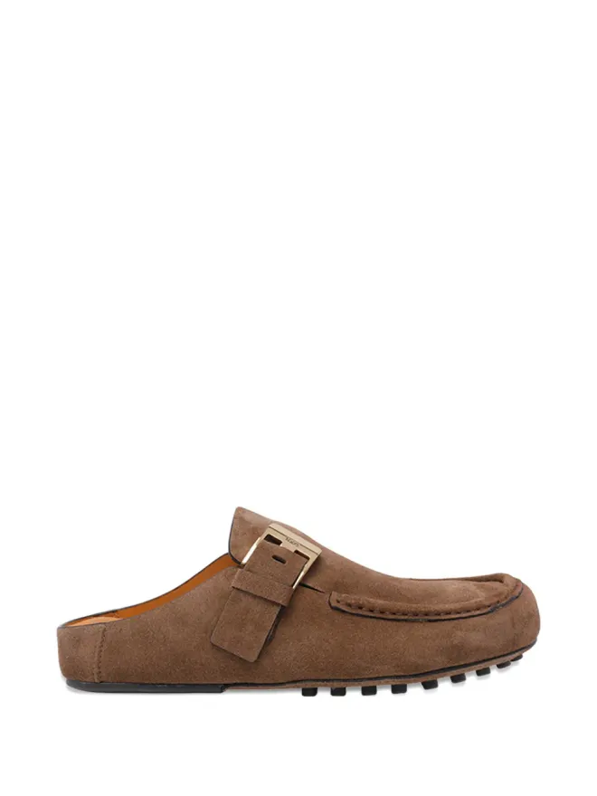 Tod's Tod's バックルディテール gommini スエード ミュールの商品画像