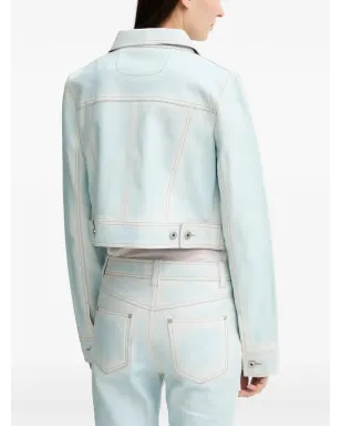 STAND STUDIO Calliope buttoned leather jacket - サムネイル3