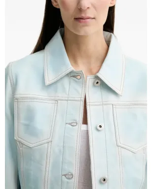 STAND STUDIO Calliope buttoned leather jacket - サムネイル4
