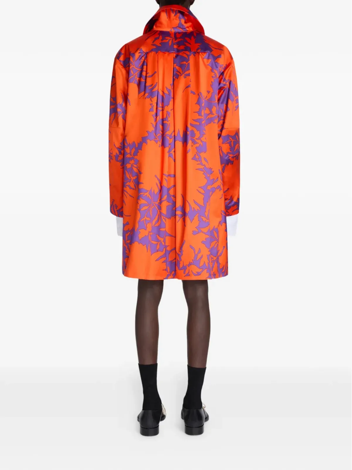 DRIES VAN NOTEN プリントボタンコート - 画像4