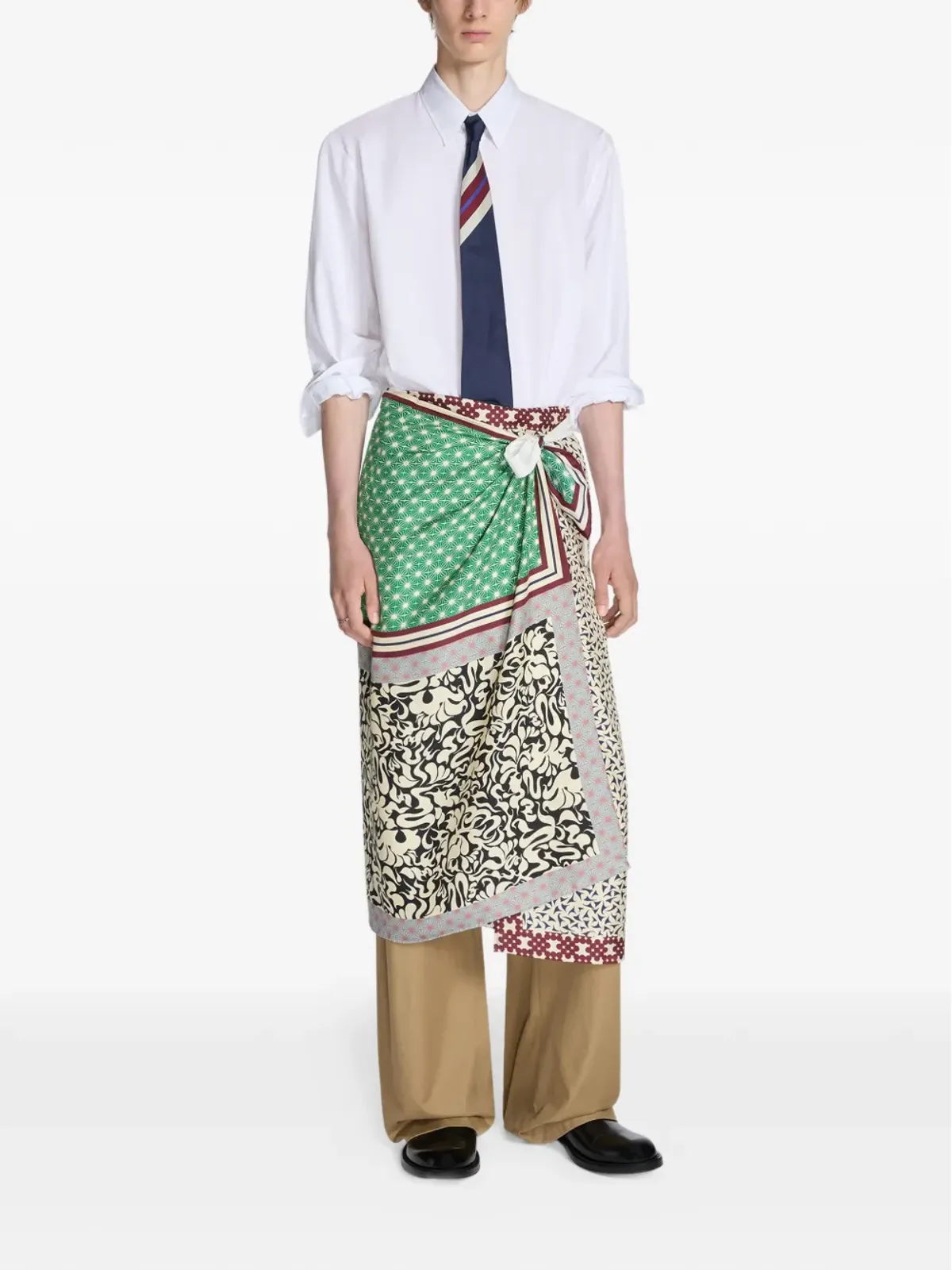 DRIES VAN NOTEN プリントスカート - 画像2
