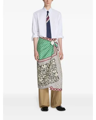 DRIES VAN NOTEN プリントスカート - サムネイル2