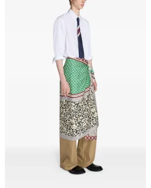 DRIES VAN NOTEN プリントスカート - サムネイル3