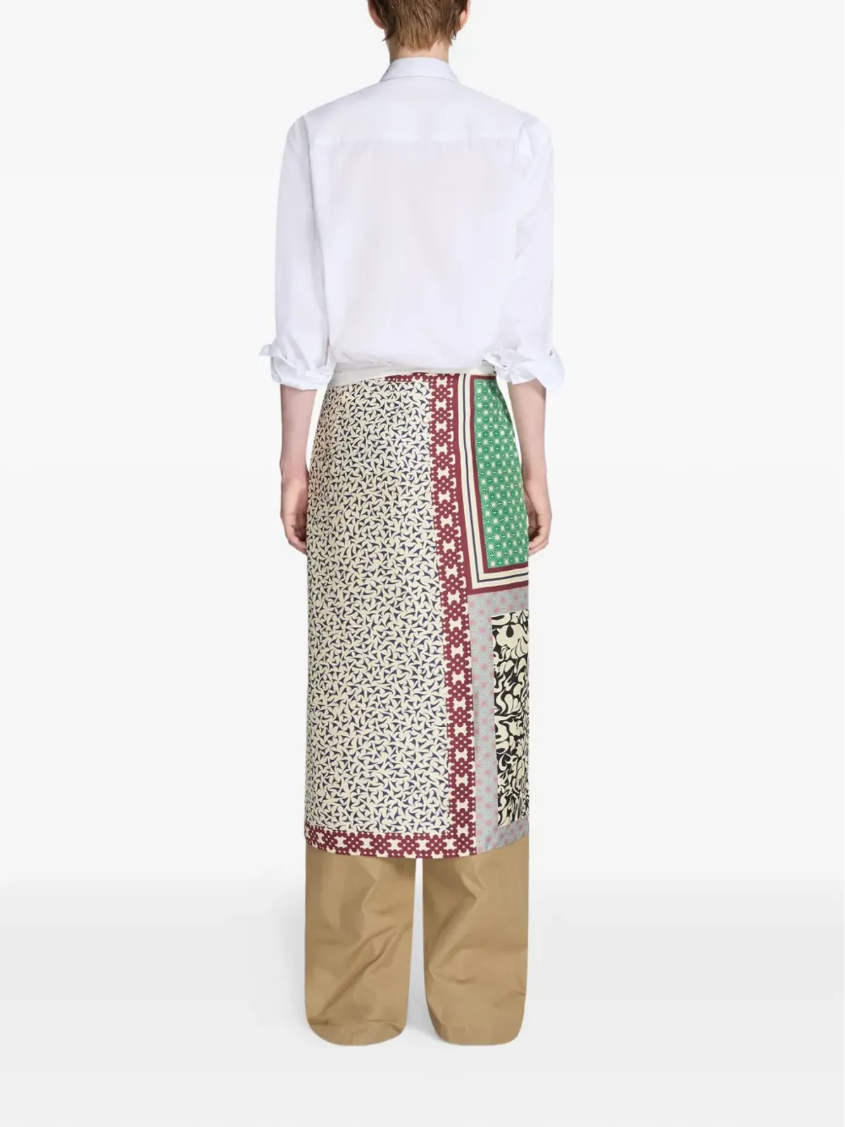DRIES VAN NOTEN プリントスカート - 画像4