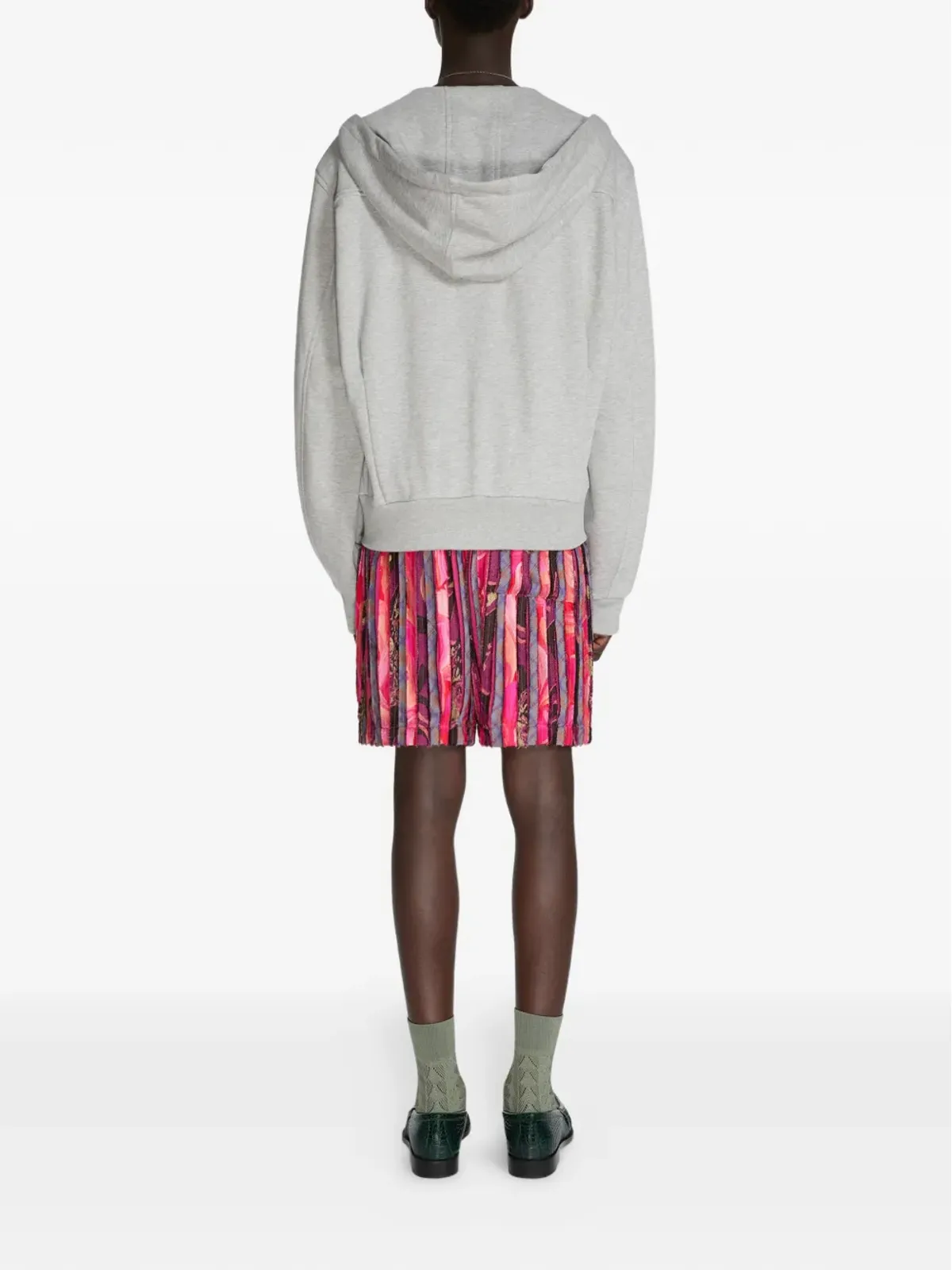 DRIES VAN NOTEN ジップファスナー付きスウェットシャツ - グレー - 画像4