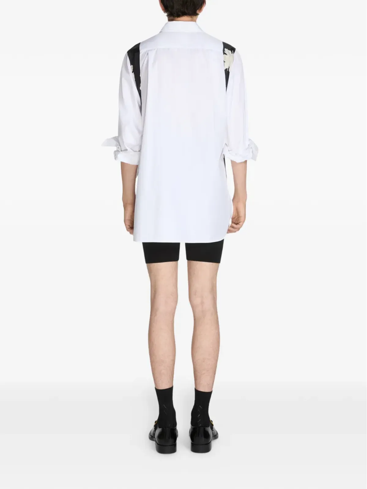 DRIES VAN NOTEN レイヤード花柄シャツ - 画像4