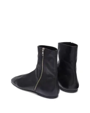 DRIES VAN NOTEN ジップ付きレザーソックブーツ - サムネイル3