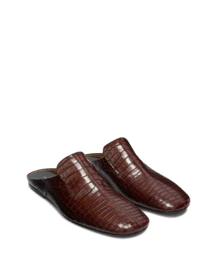 DRIES VAN NOTEN エンボスレザー ミュール - サムネイル2