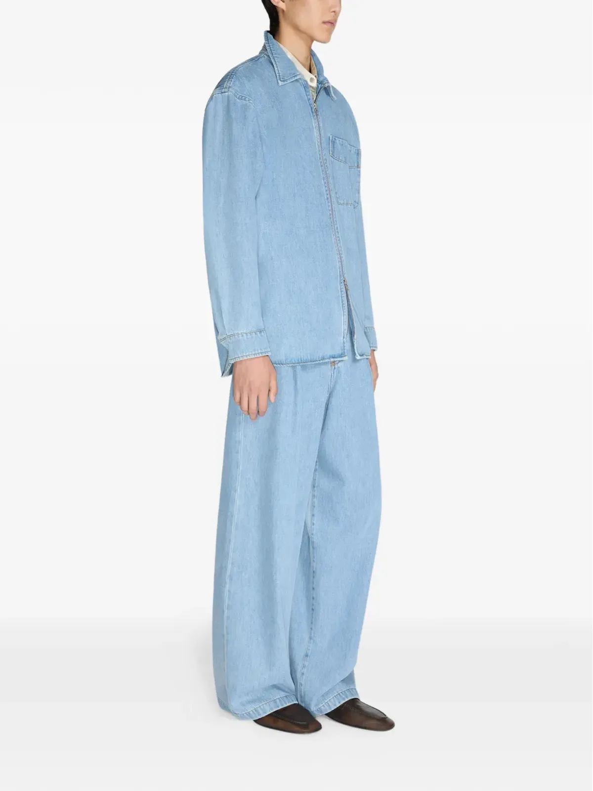 DRIES VAN NOTEN ジップドシャツ - 画像3